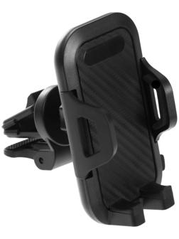 Держатель телефона Cartage в дефлектор, раздвижной 6-11 см, черный