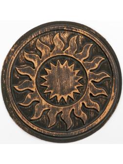 Нашивка с термопечатью «Символ в солнце», богатырь, 16 см