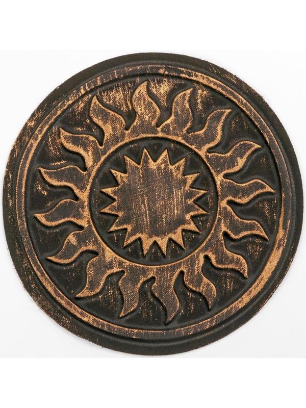Нашивка с термопечатью «Символ в солнце», богатырь, 16 см