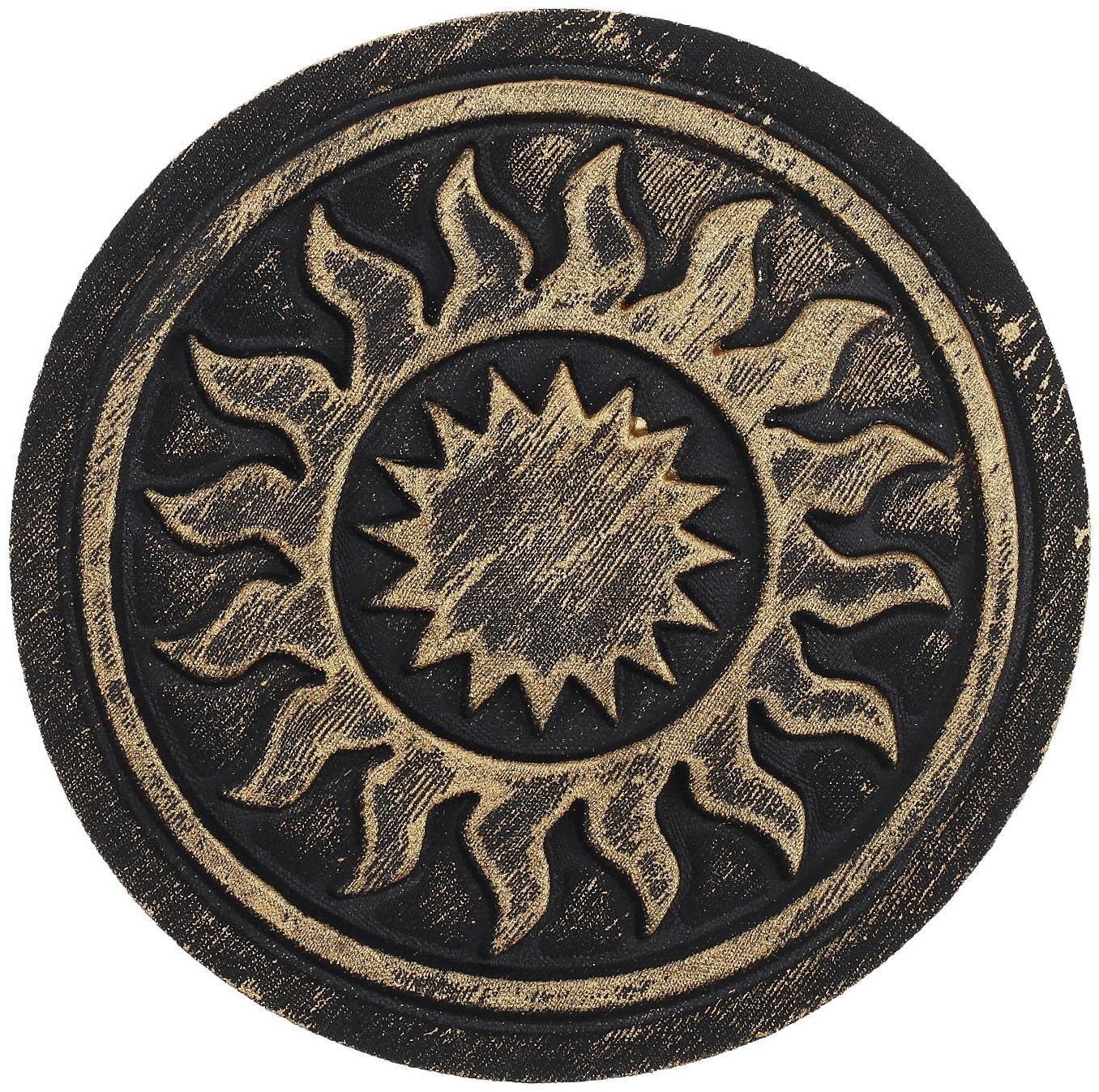 Нашивка с термопечатью «Солнце», богатырь, 12 см