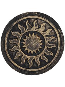 Нашивка с термопечатью «Солнце», богатырь, 12 см