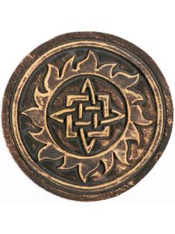 Нашивка с термопечатью «Солнце», богатырь, 16 см