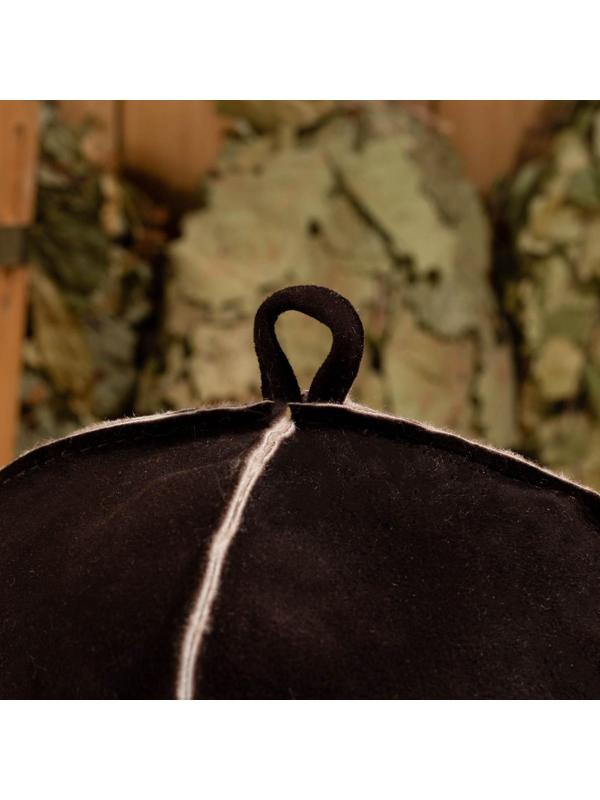 Шапка для бани из овчины 