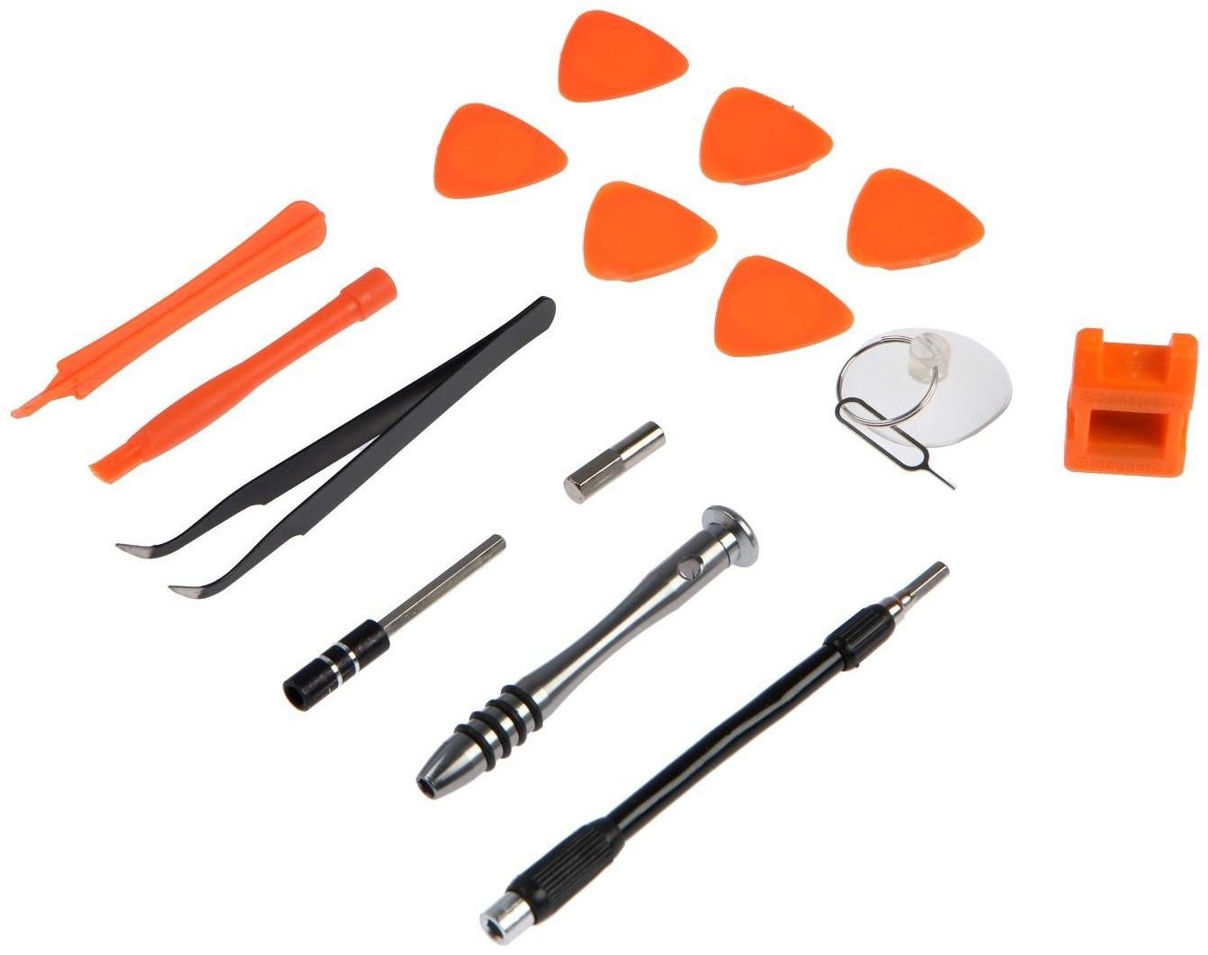 Набор для точных работ ТУНДРА, в кейсе, с адаптерами и магнитайзером, 111 предметов