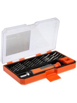 Набор для точных работ ТУНДРА, сталь S2, в кейсе, с магнитайзером, 32 предмета