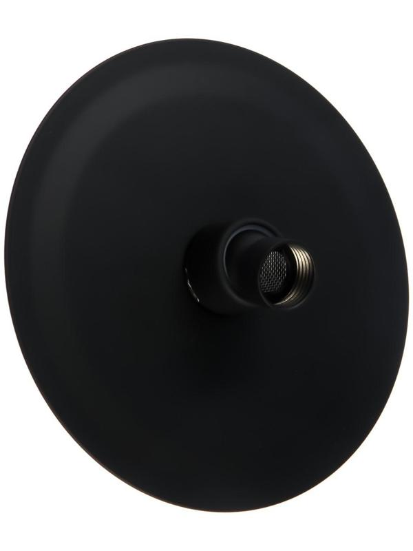 Лейка стационарная ZEIN Z2353, круглая, d=15 см, 1 режим, нержавеющая сталь, черный