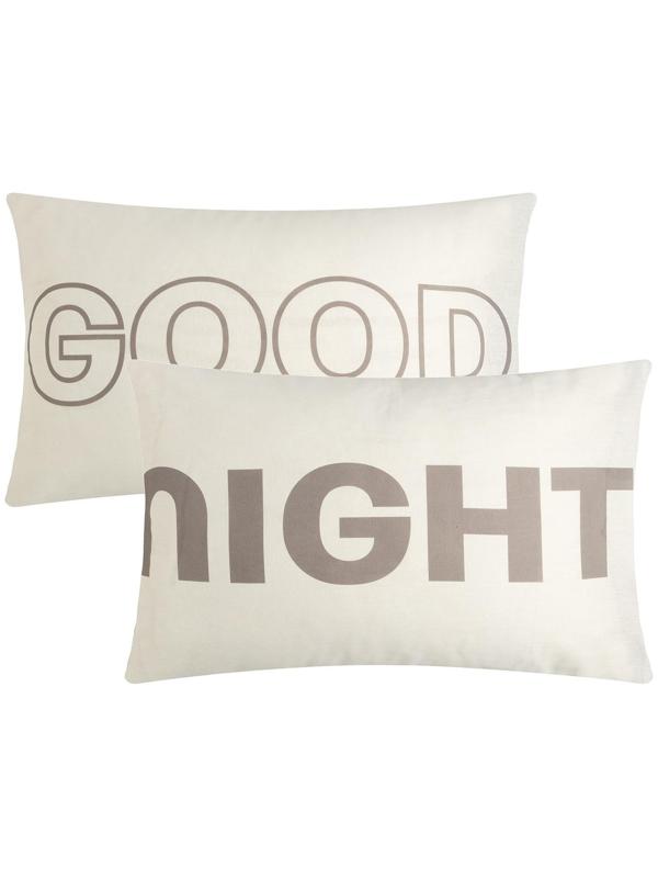 Комплект наволочек Этель Good night, 50х70 см - 2 шт, 100% хлопок, бязь