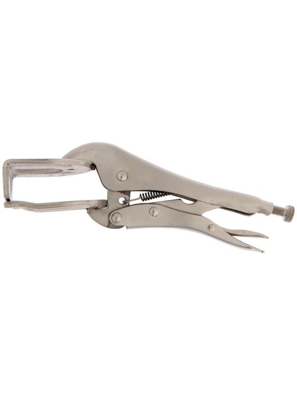 Зажим ручной ТУНДРА, двойной точечный захват, с фиксатором, 250 мм