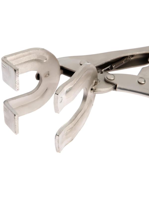 Зажим ручной ТУНДРА, двойной точечный захват, с фиксатором, 250 мм