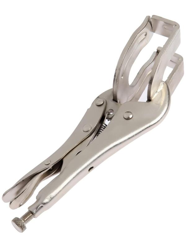 Зажим ручной ТУНДРА, двойной точечный захват, с фиксатором, 250 мм