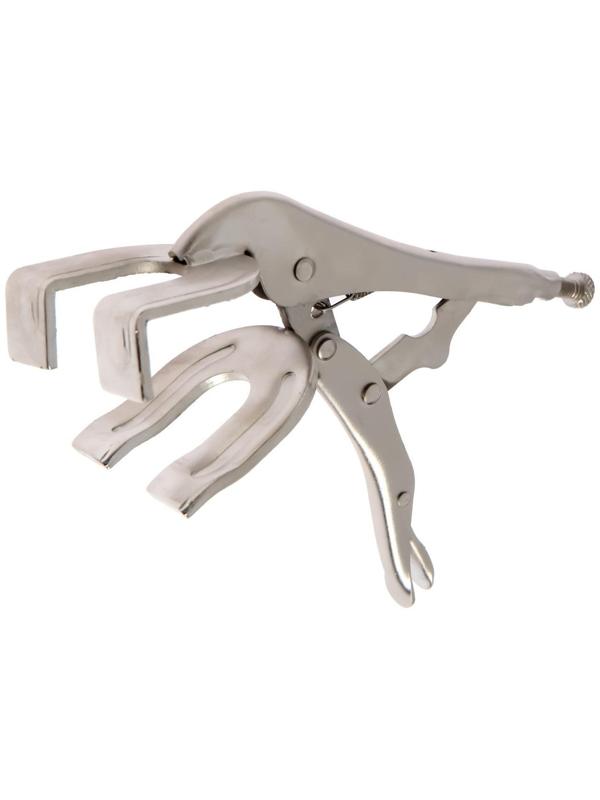 Зажим ручной ТУНДРА, двойной точечный захват, с фиксатором, 250 мм