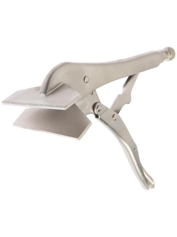 Зажим ручной ТУНДРА, широкий плоский захват, с фиксатором, 250 мм