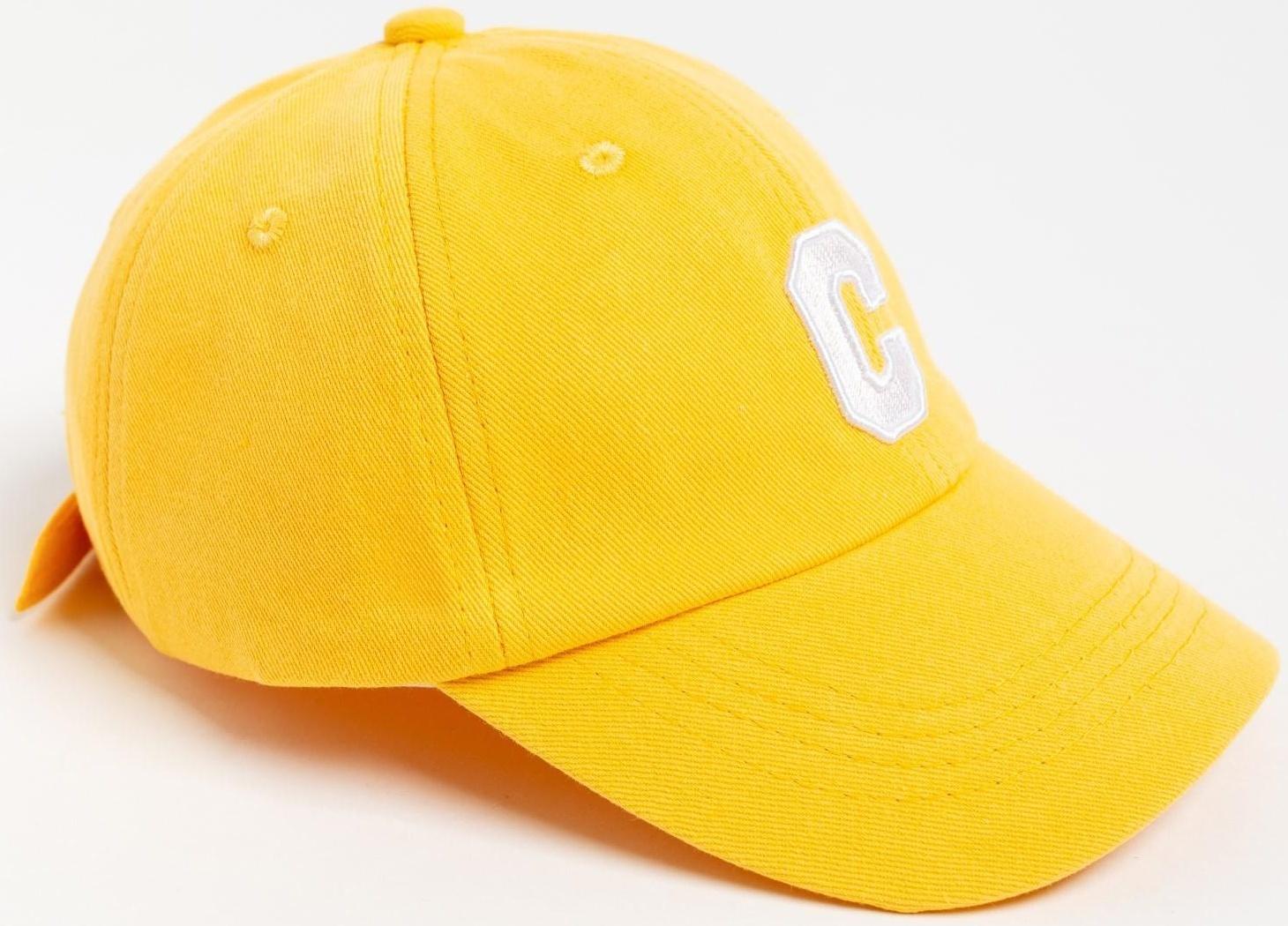 Бейсболка детская MINAKU, р-р 52-54, цв. желтый