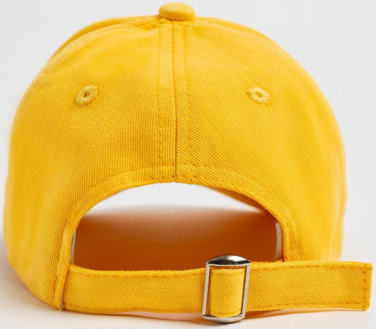 Бейсболка детская MINAKU, р-р 52-54, цв. желтый