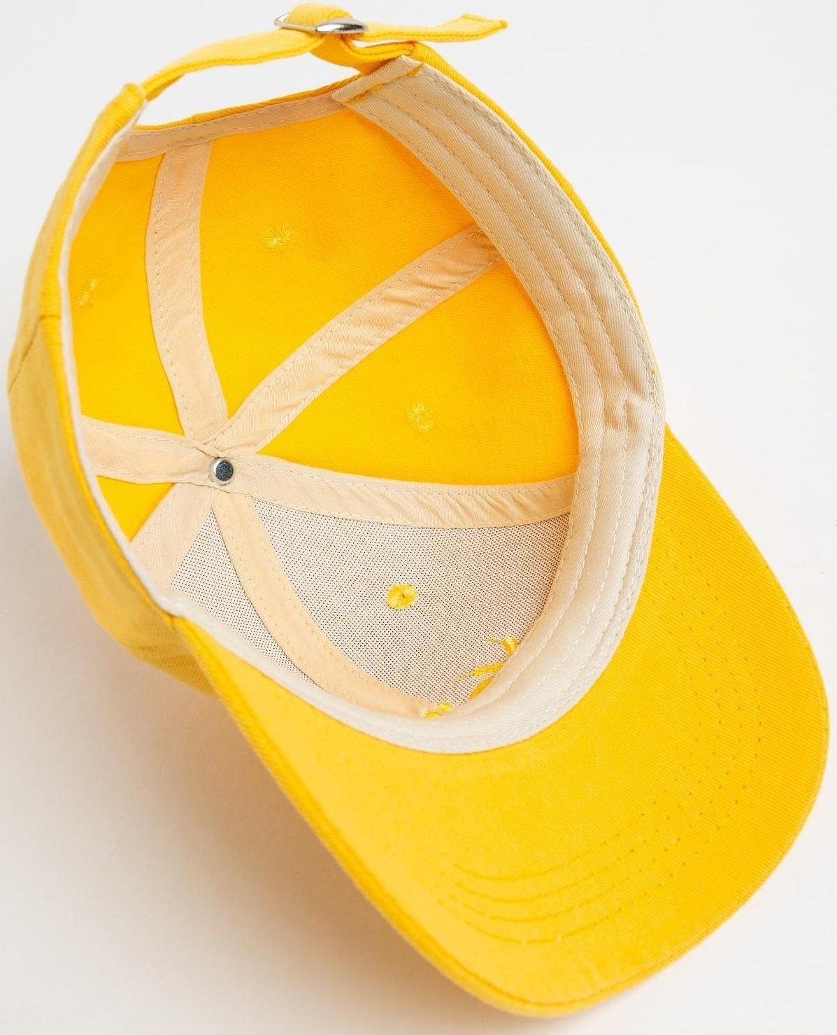 Бейсболка детская MINAKU, р-р 52-54, цв. желтый