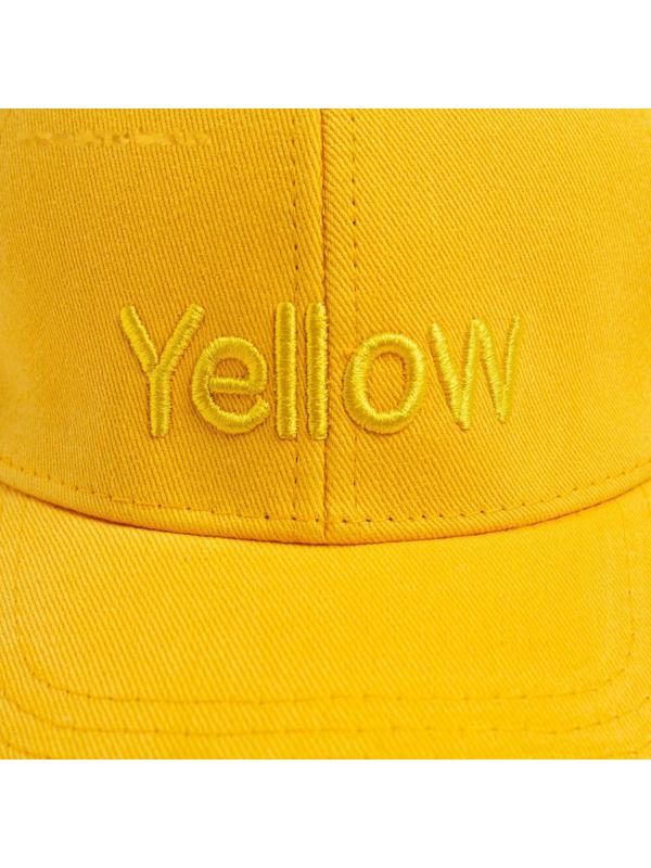 Бейсболка детская MINAKU, р-р 52-54, цв. желтый