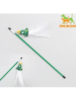 Дразнилка-удочка для кошек с бубенчиком 