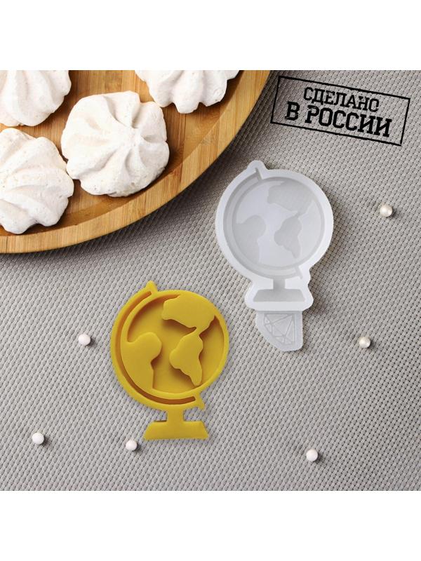 Молд «Глобус», 6,5×5 см, цвет прозрачный