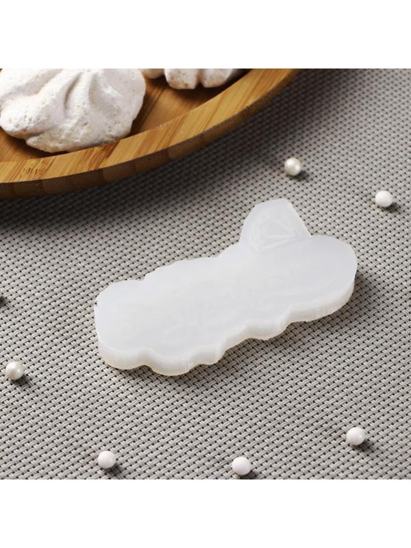 Молд «Поздравляем», 8×4 см, цвет прозрачный