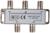 Сплиттер Belsis BL1076, 4-WAY, 5-1000 МГц, 4 ТВ, RF/AV/TV