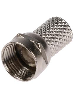 Антенный разъём Belsis SP3082, гнездо F - штекер TV, упаковка 5 шт