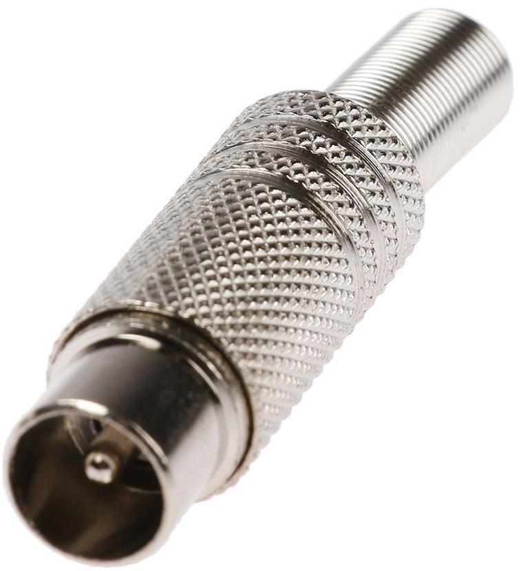 Антенный разъём Belsis SP3080, металлический, TV