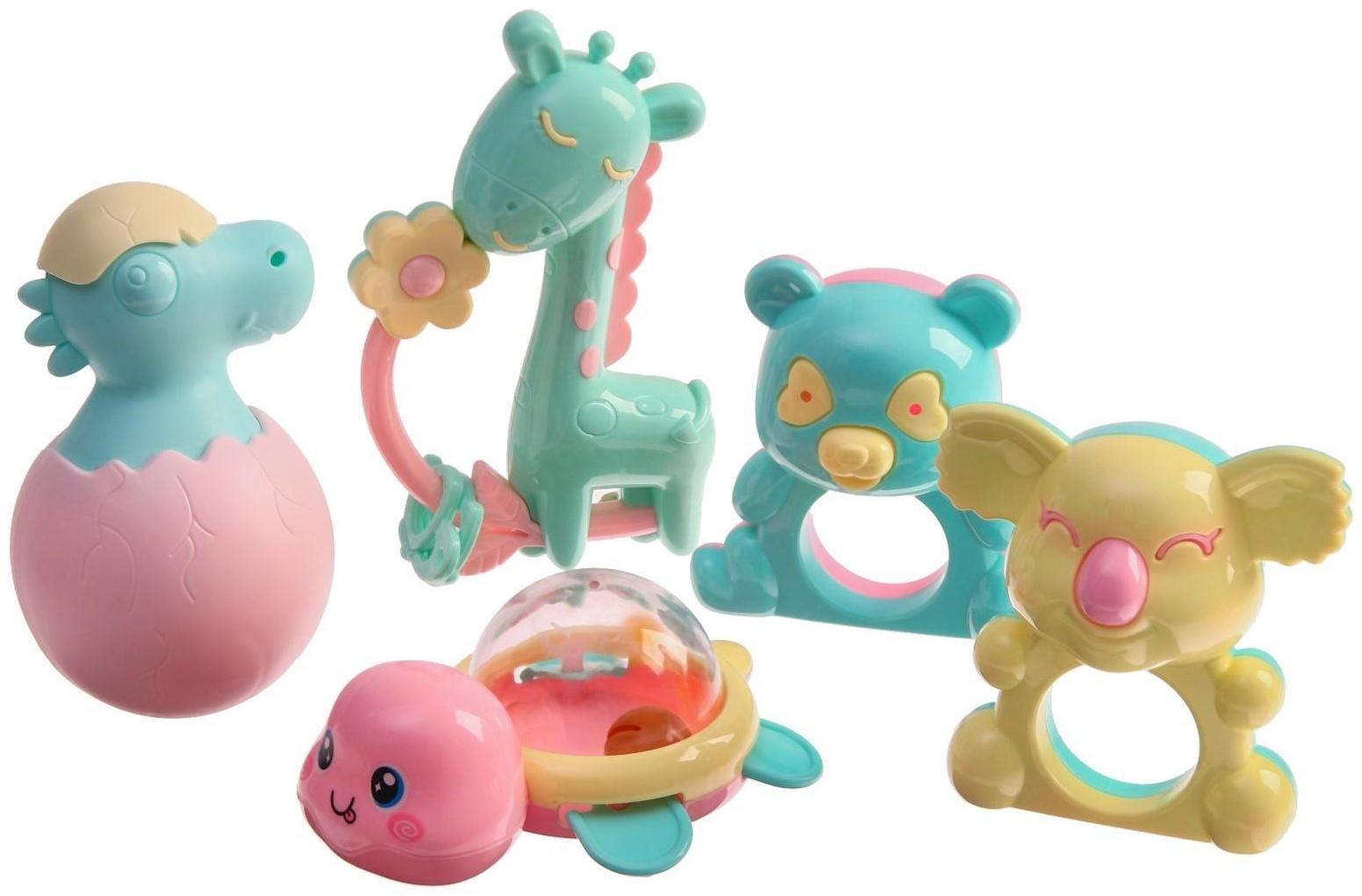 Набор погремушек «Нежность», 5 шт