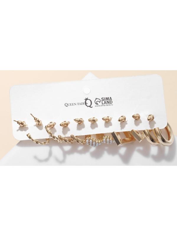 Серьги набор 5 пар 