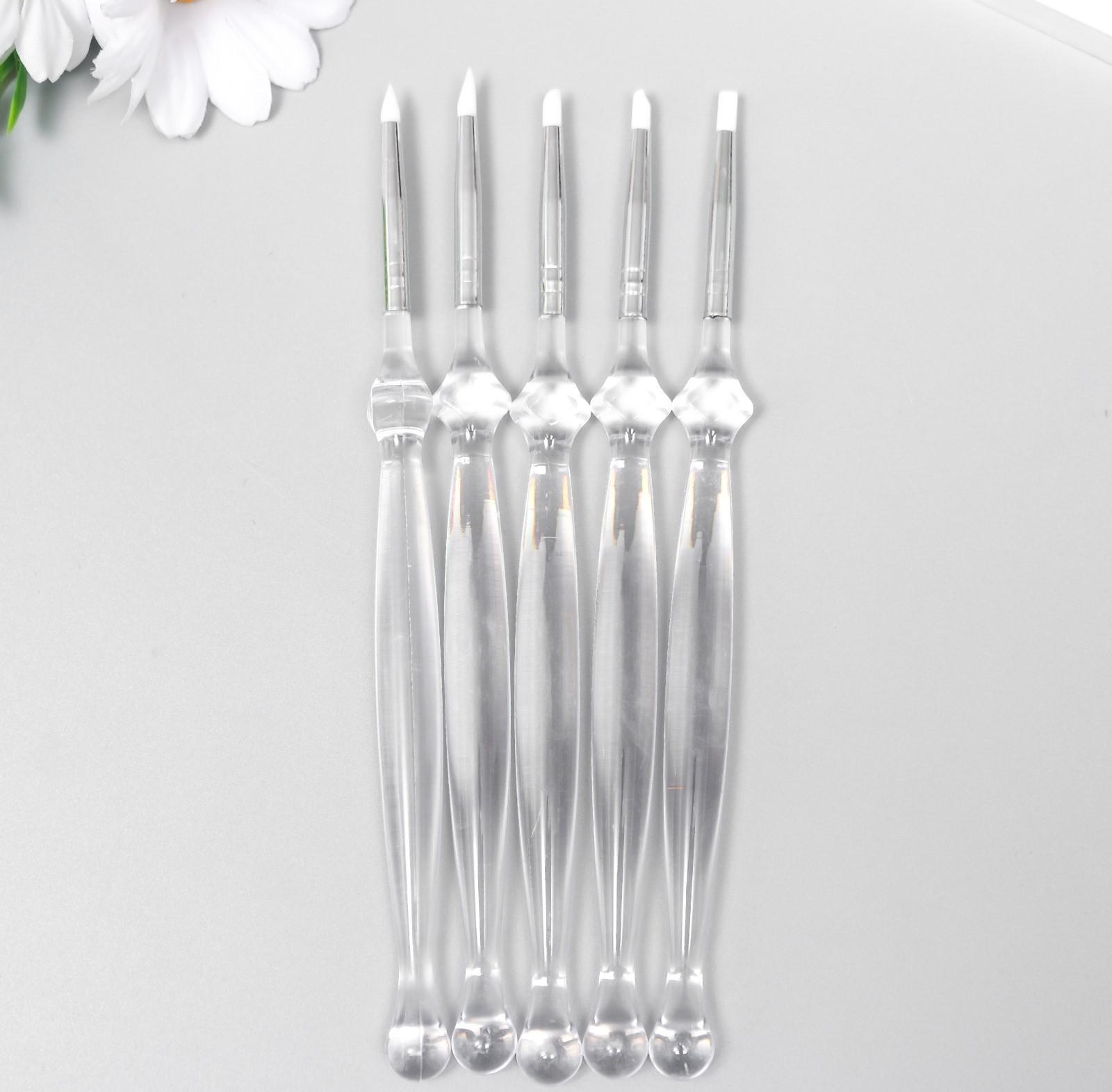 Инструменты для моделирования и придания формы набор 5 шт акрил, резина 16 см