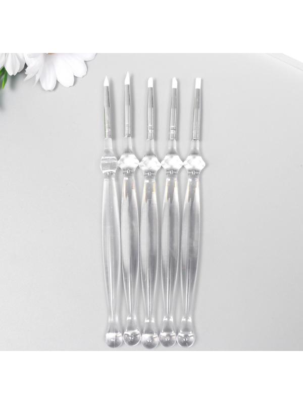 Инструменты для моделирования и придания формы набор 5 шт акрил, резина 16 см