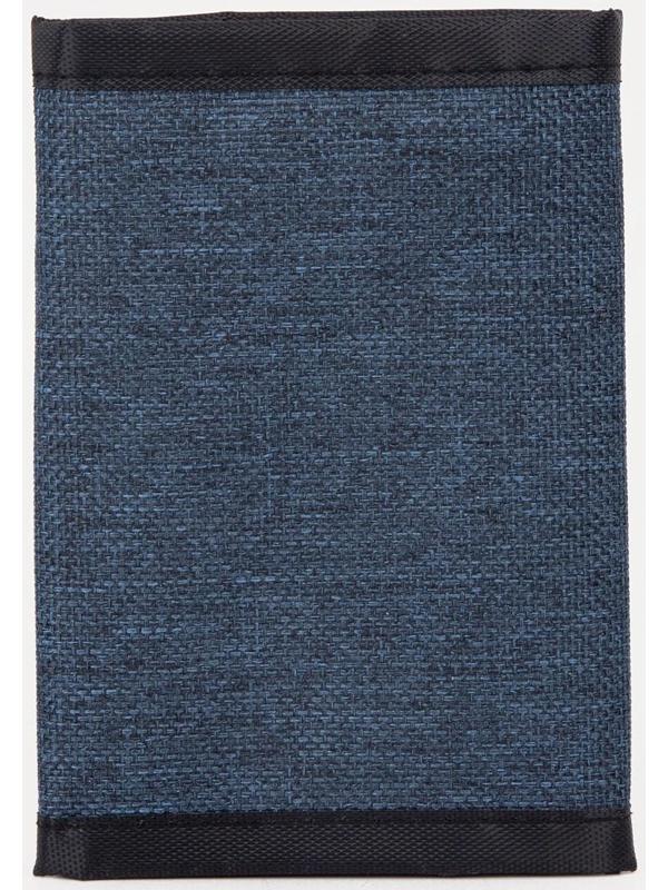 Кошелёк на липучке, цвет синий