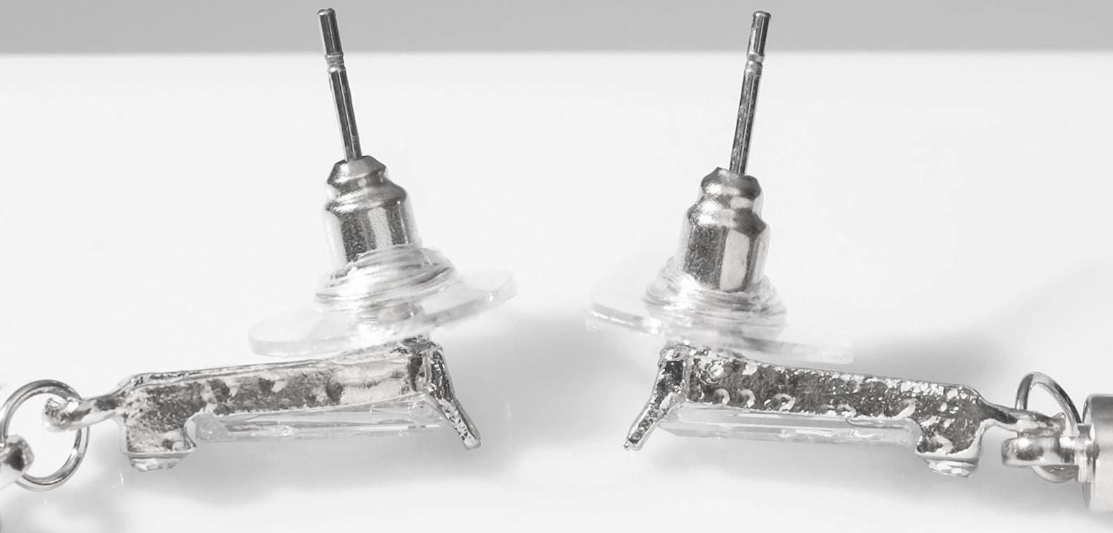 Серьги висячие 