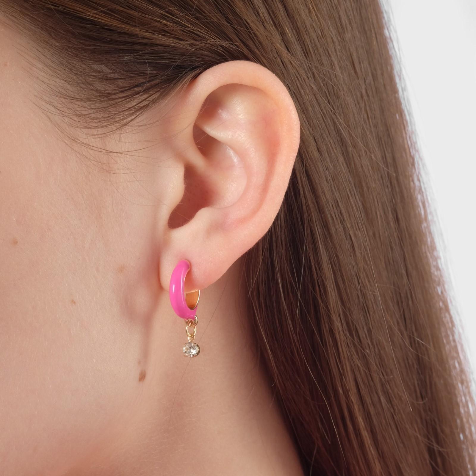 Серьги эмаль 