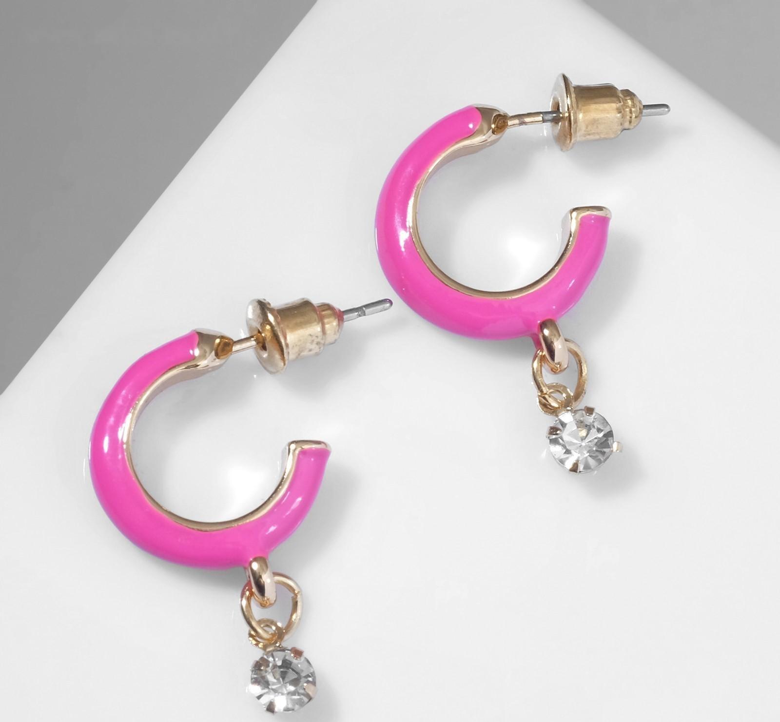 Серьги эмаль 