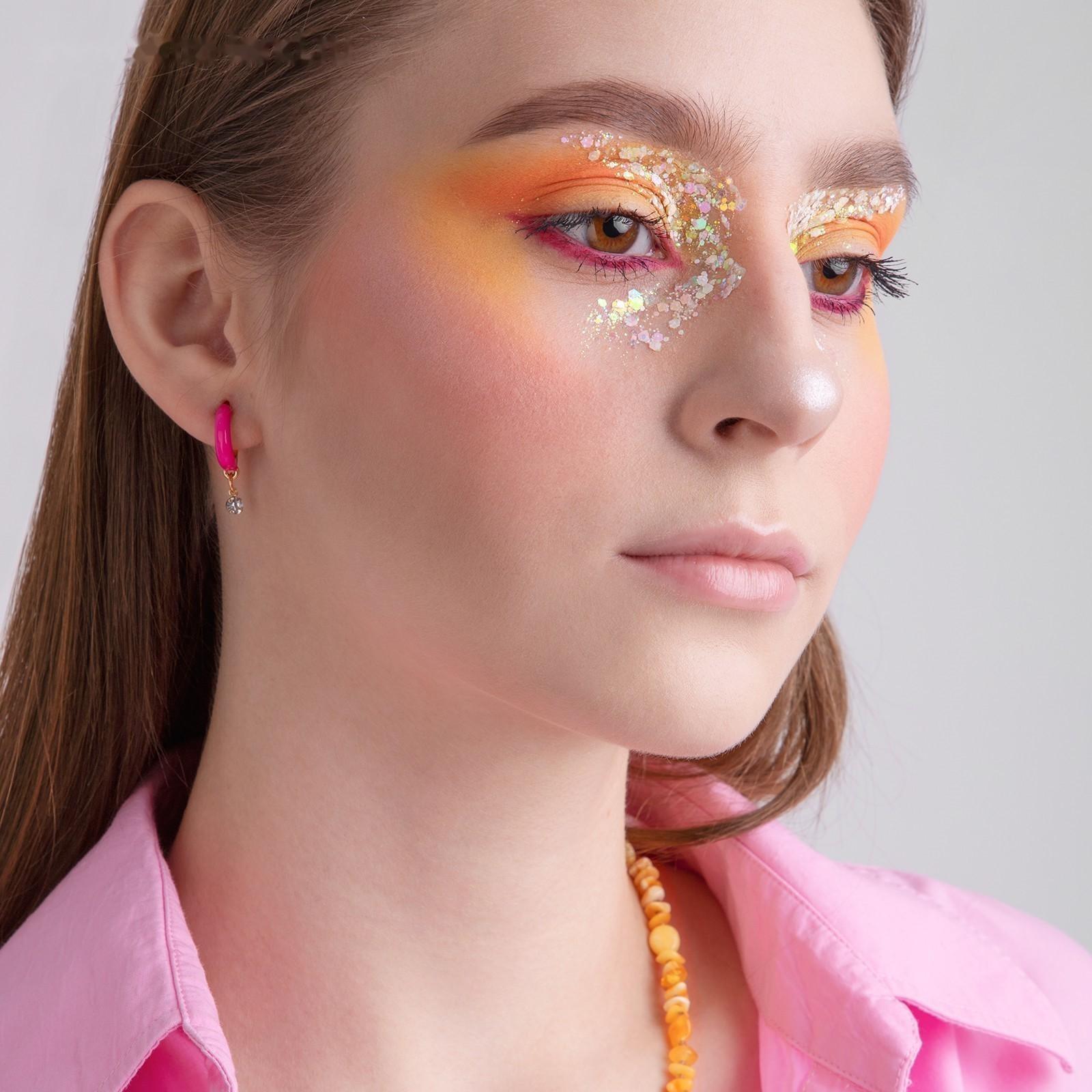 Серьги эмаль 