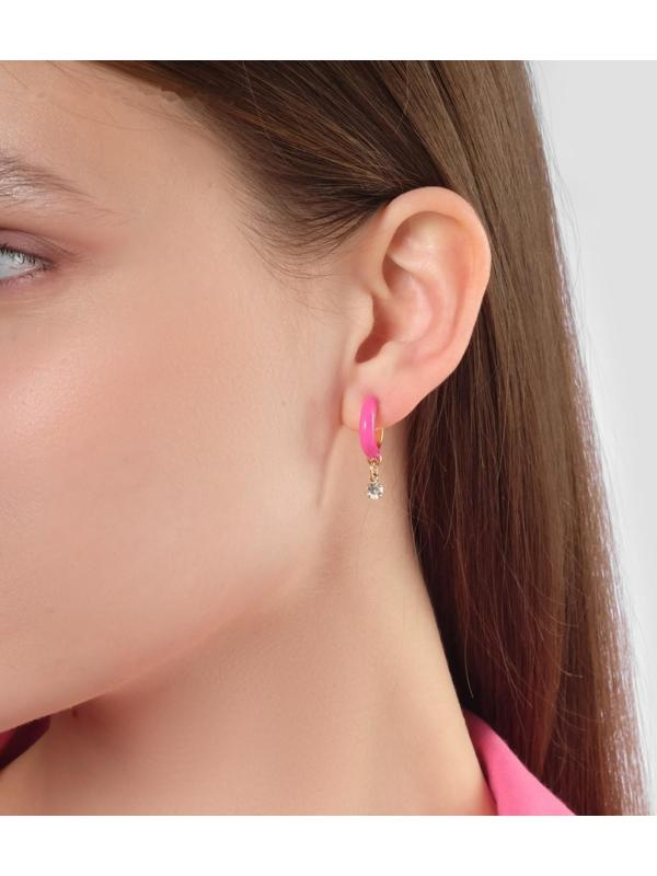 Серьги эмаль 