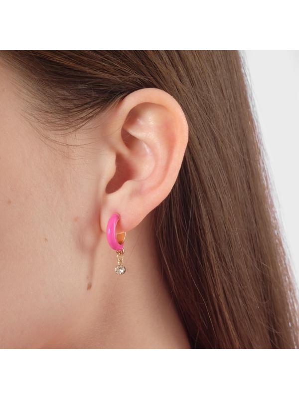 Серьги эмаль 