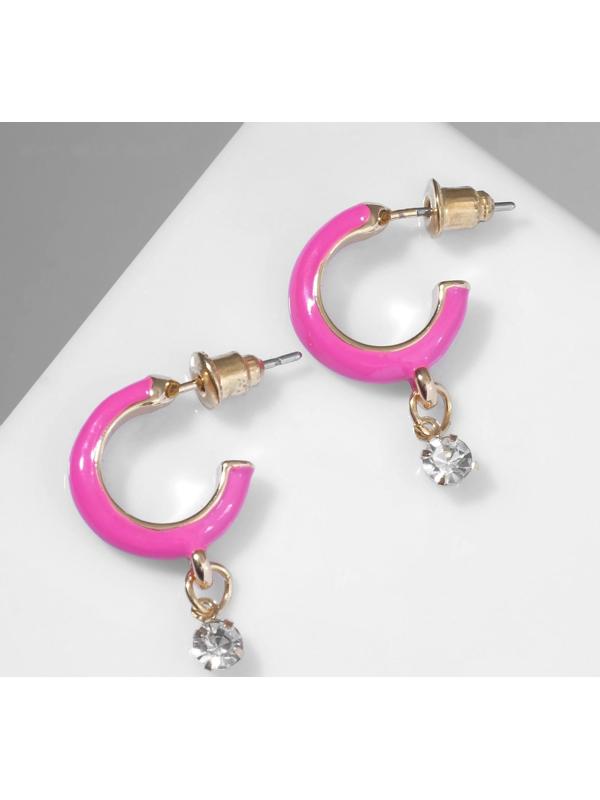 Серьги эмаль 