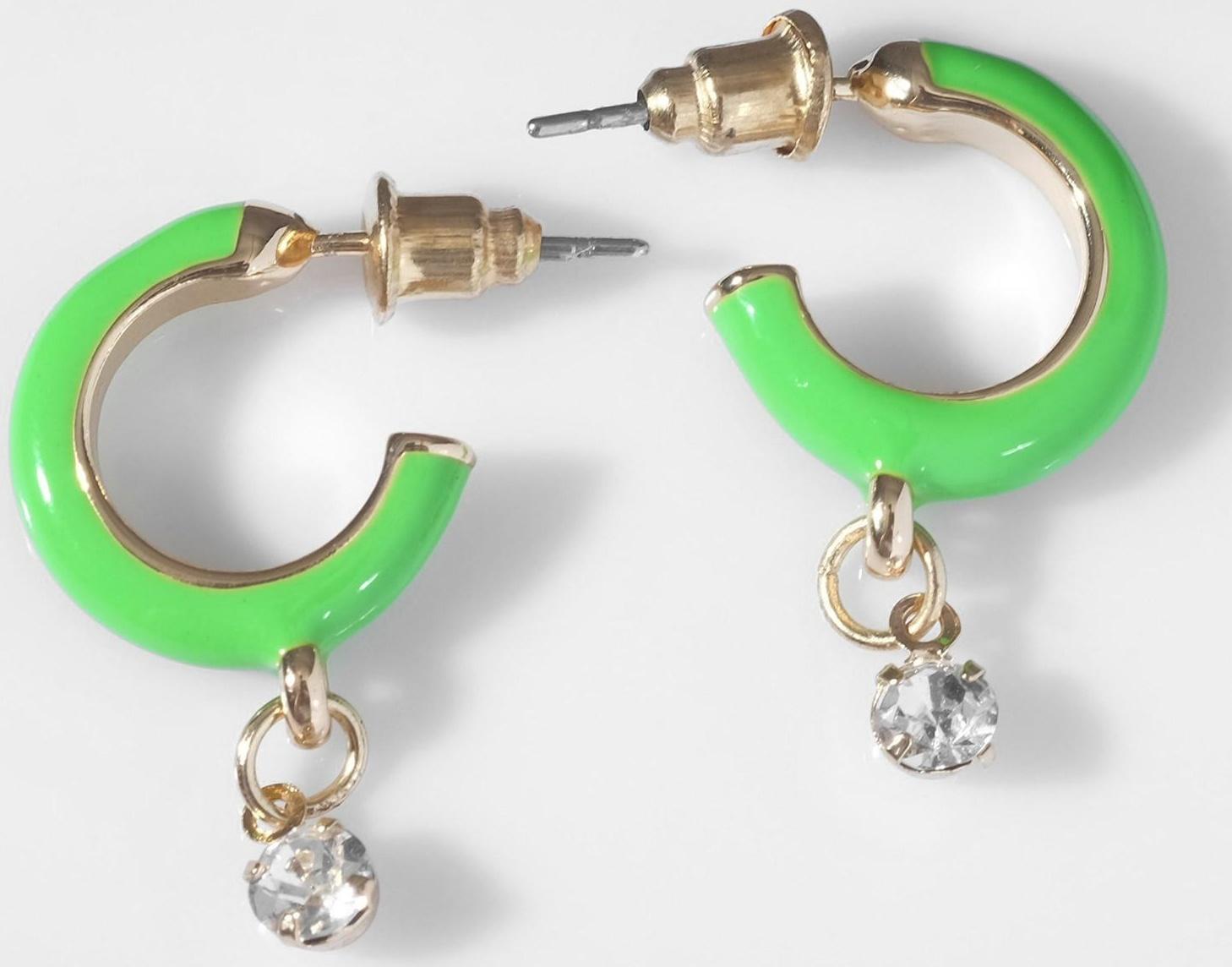 Серьги эмаль 