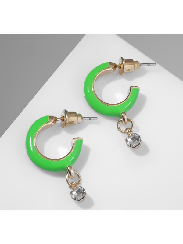 Серьги эмаль 