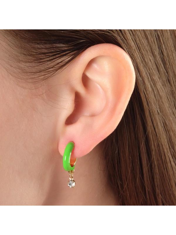 Серьги эмаль 