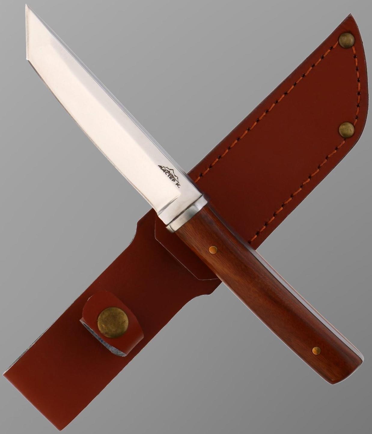 Нож-танто в оплетке в дереве, клинок 9,8см