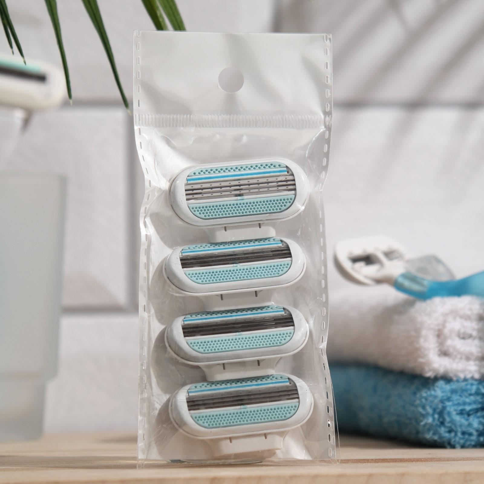 Сменные кассеты для бритья, 4 шт.