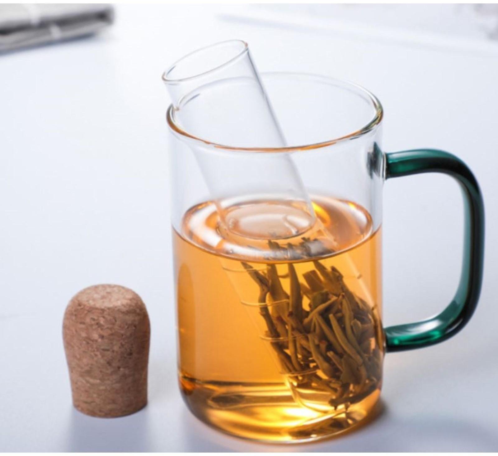 Стеклянный фильтр для заваривания чая, 15.5 х 3 см