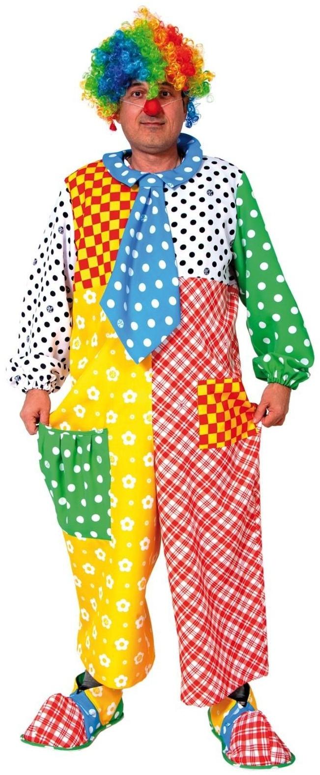 Карнавальный костюм «Клоун Клёпа», без ботинок, р. 52-54, рост 182 см