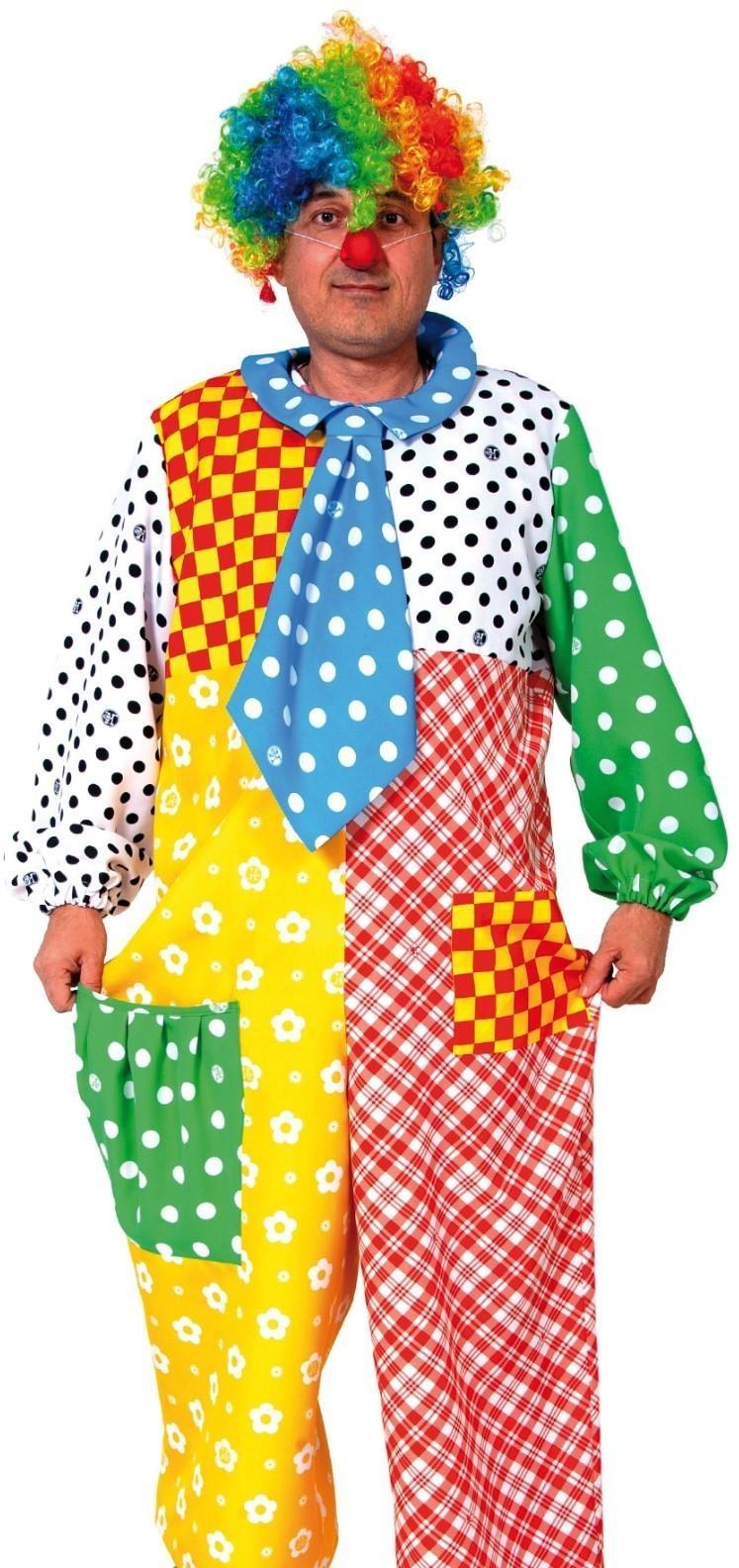 Карнавальный костюм «Клоун Клёпа», без ботинок, р. 52-54, рост 182 см