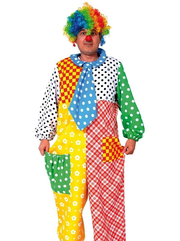 Карнавальный костюм «Клоун Клёпа», без ботинок, р. 52-54, рост 182 см