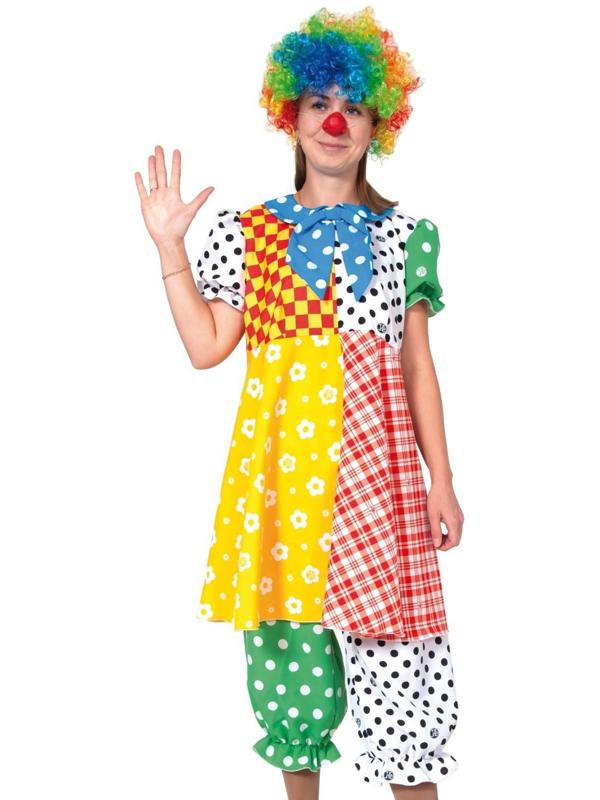 Карнавальный костюм «Клоунесса Клуня», без ботинок, р. 46-48, рост 165 см