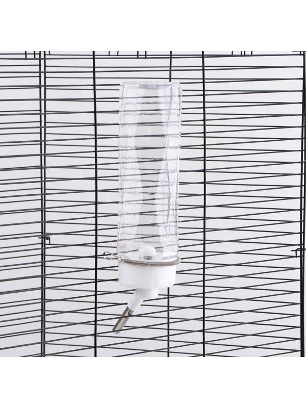 Поилка для животных, 750 мл, крепление-пружинка, белая