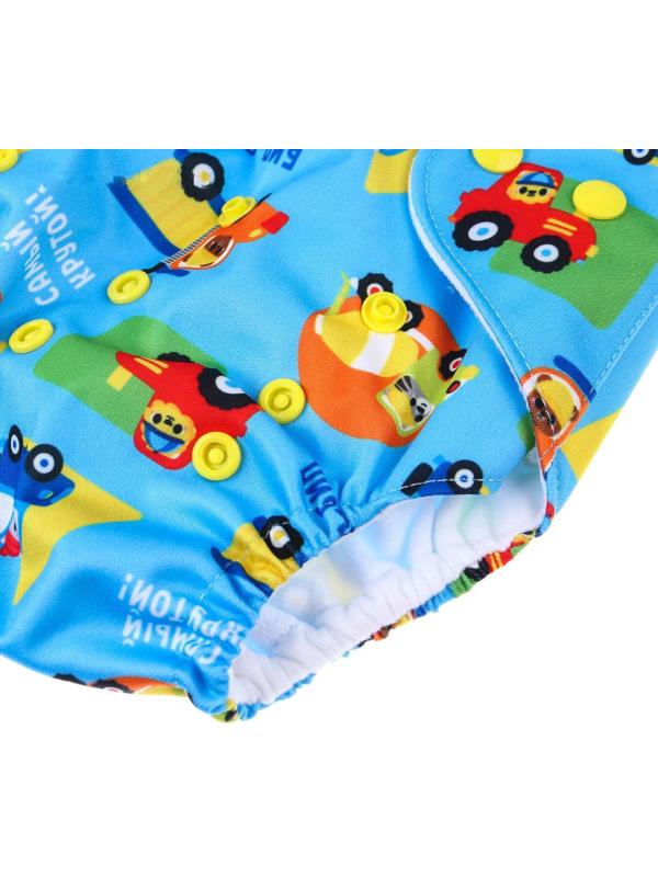 Многоразовый подгузник «Транспорт»